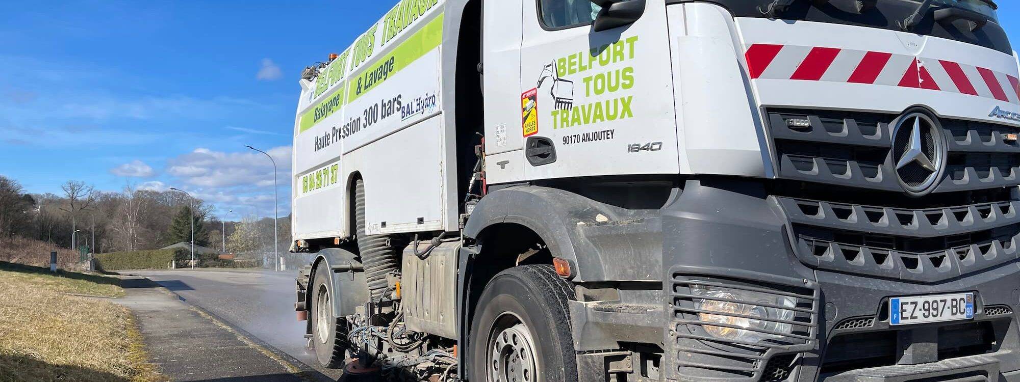 Recyclage après travaux de démolition, balayage et déneigement autour de Belfort et Montbéliard Valentigney